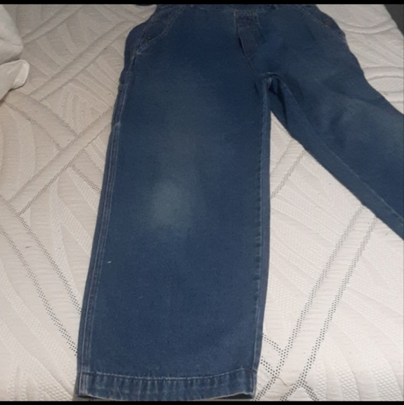 Walt disney winnie the pooh overalls (jeans) (denim) (overall) - Picture 5 of 9